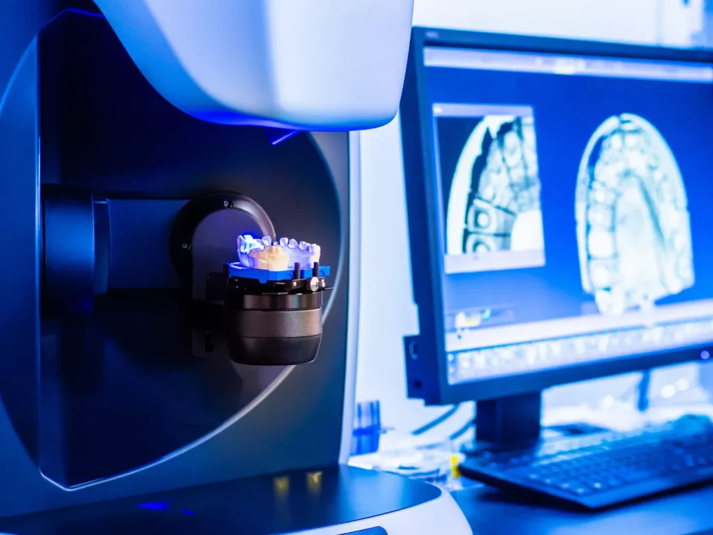 Image of a scan being 3d crafted.